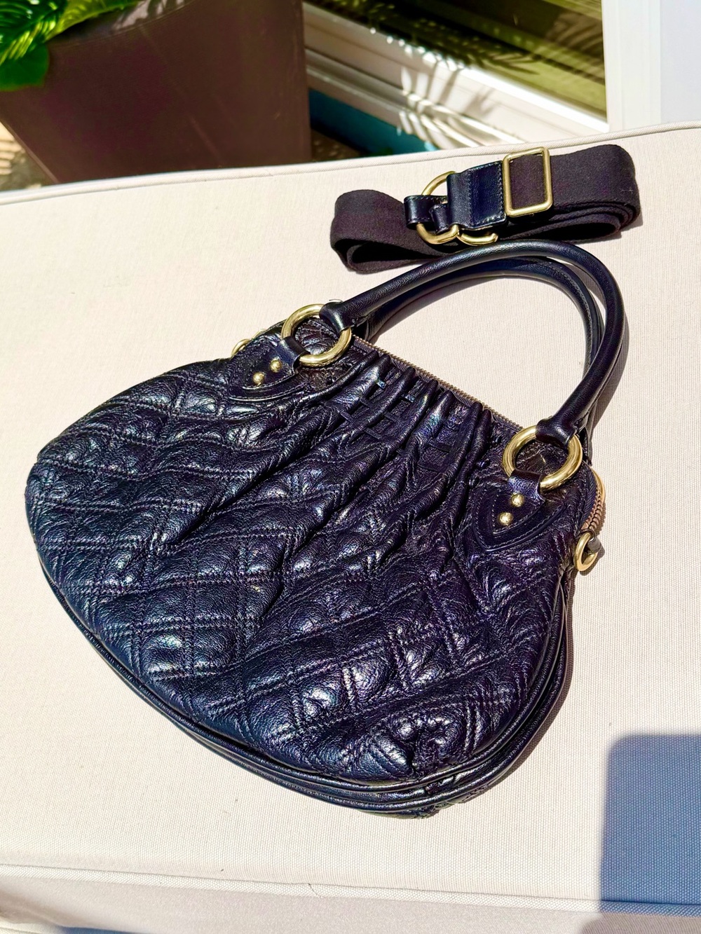Marc Jacobs Vintage Black Quilted Leather Cecilia Satchel Resort 2007 - Picture 6 of 17
